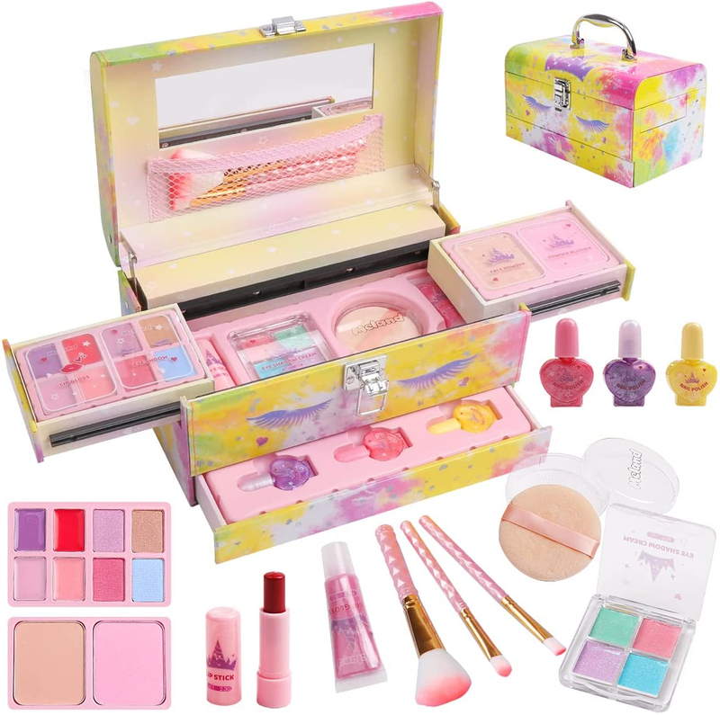 Unicorn Real Washable Makeup Box with Palettes