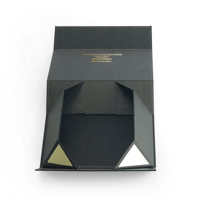 Custom Magnetic Closure Decorative Gold Hot Stamping Rigid Cardboard Book Shaped Gift Box Packaging