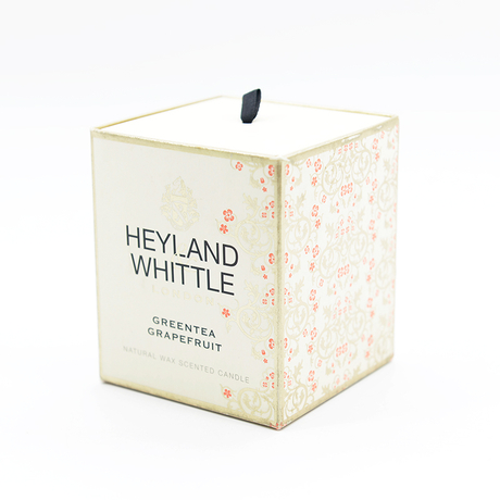 Luxury Custom Premium Rigid Packaging Black Drawer Gift Set Lid Base Candle Box Cardboard Iridescent Marble Square Candle Box