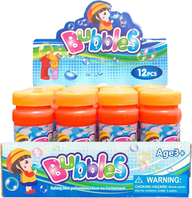 12 Packs Bubble Solution Bubble Solution Refill for Toddler Toys