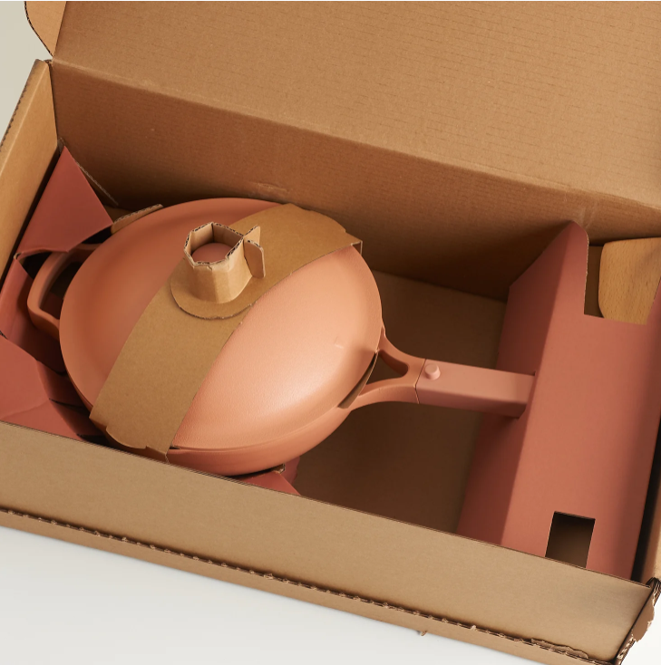 18cm/20cm With Factory Price Cardboard Corrugated Sauce Pan Box 