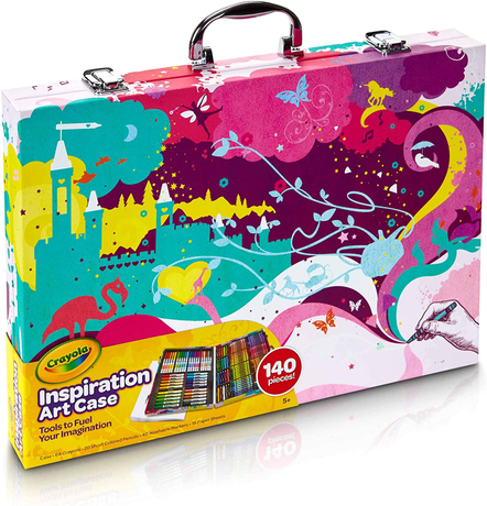 Inspiration Art Case Coloring Set, Gift for Kids, 140 Art Supplies 