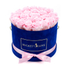 7.6'' X 7.4'' Luxury Round Shaped Velvet Flower Box