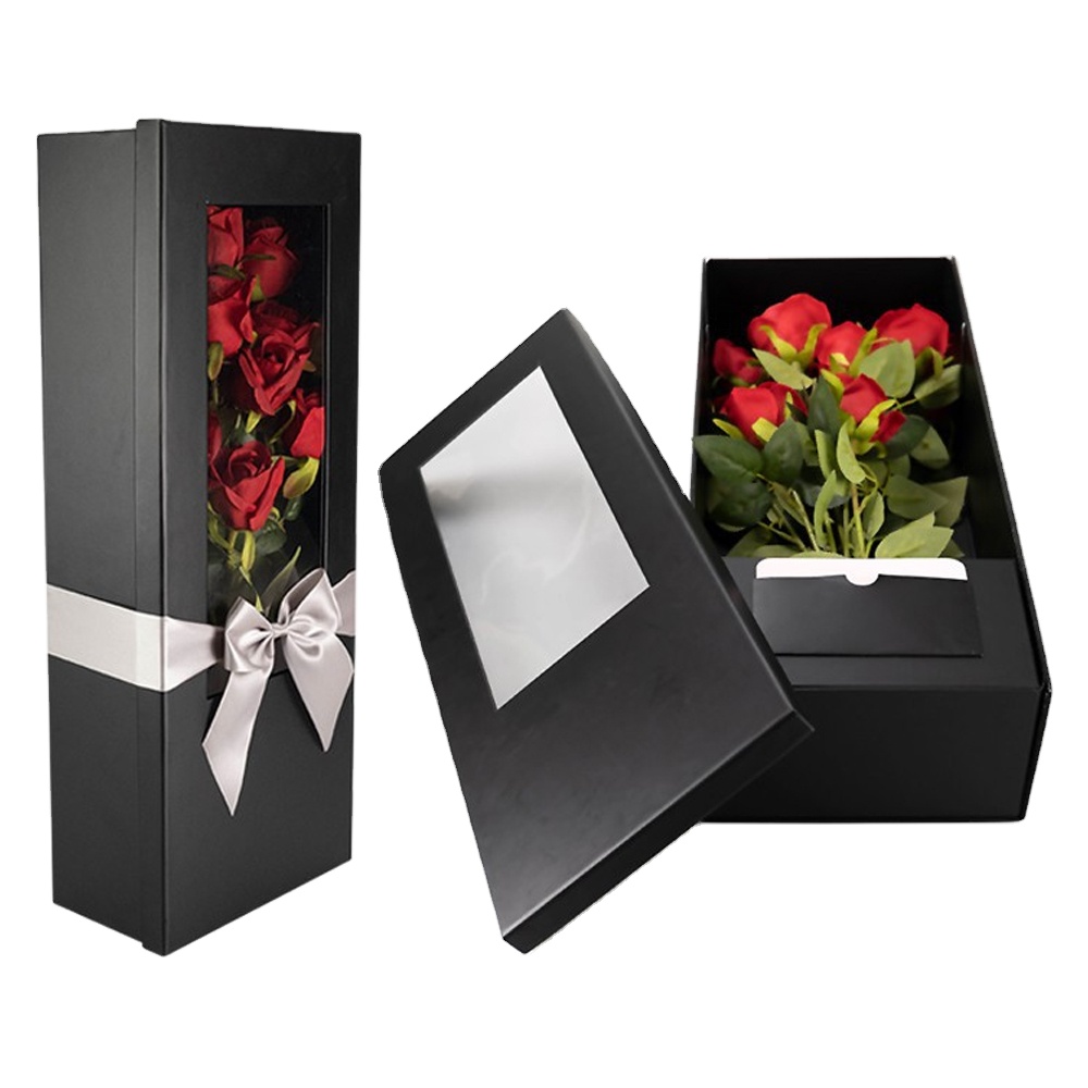 Wholesale Factory Printed Logo Wedding Flower Gift Packaging Box 