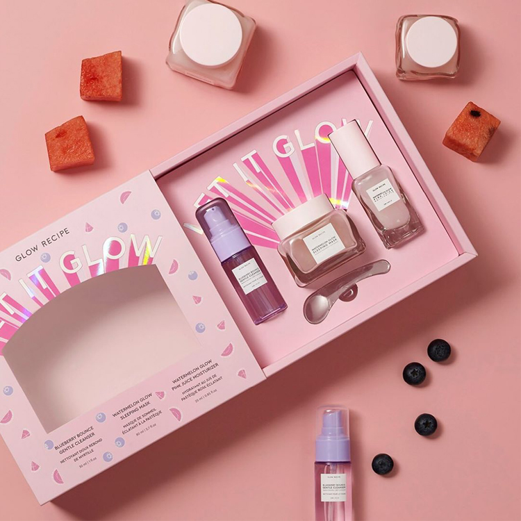 Custom Logo Printed Luxury Cardboard Drawer Sliding Gift Beauty Skincare Packaging Box For Cosmetic