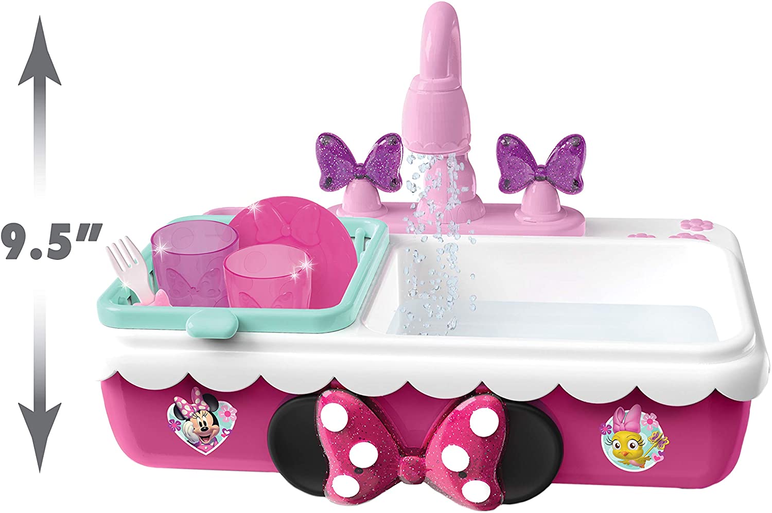 Happy Helpers Magic Sink Set, Pretend Play Working Sink, Kids Kitchen Set Toys, by Just Play, Multi-color
