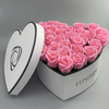 Wholesale High Quality Heart Shaped Flower Box with Sponge for Preserved Roses