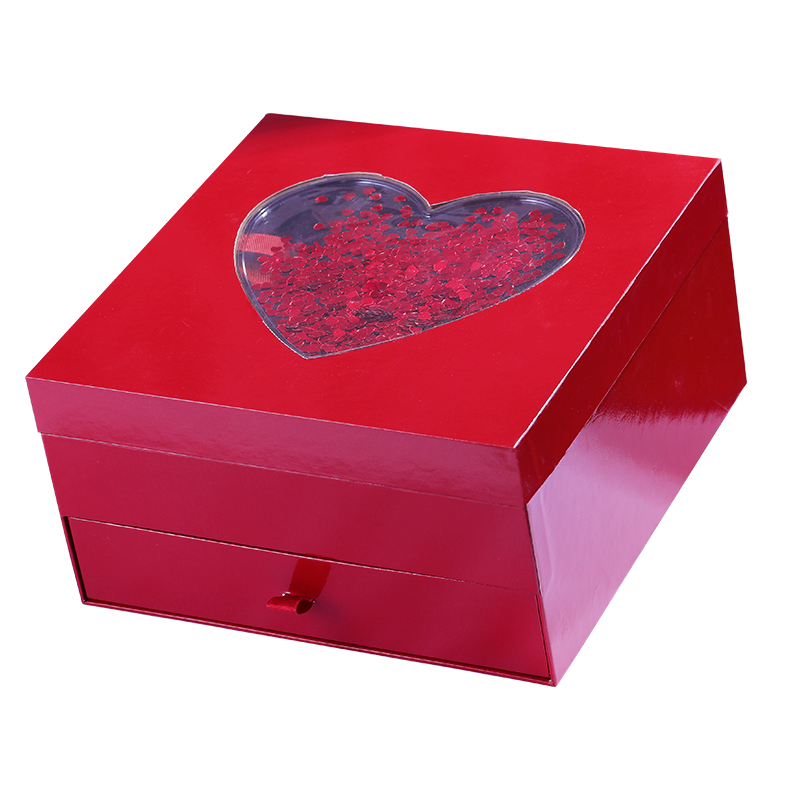 Custom High Quality Mother's Day Heart Shaped Box