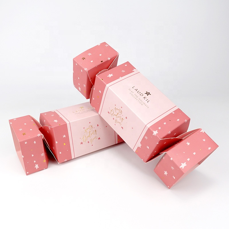 Custom Design High Quality Paper Christmas Cracker Box