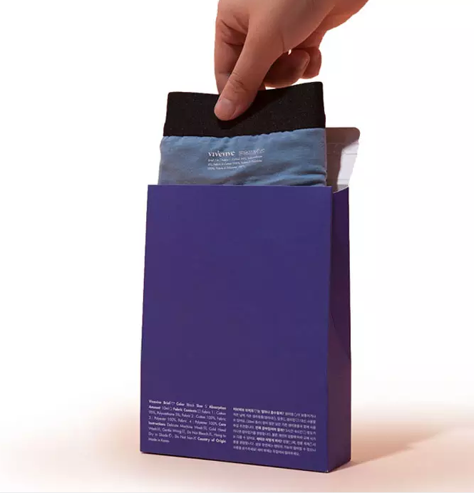Wholesale Luxury Paper Box Underwear Scarf Paper Package Box Custom Design Hot-stamping Logo