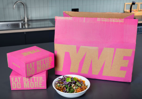 Yuteng provides Tyme Food with corrugated recyclable BCoolBox for chilled ready meals