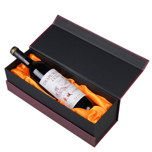 Custom Luxury Cardboard Caja Para Vinos Magnetic Bottle Packaging Whiskey Champagne Wine Gift Box