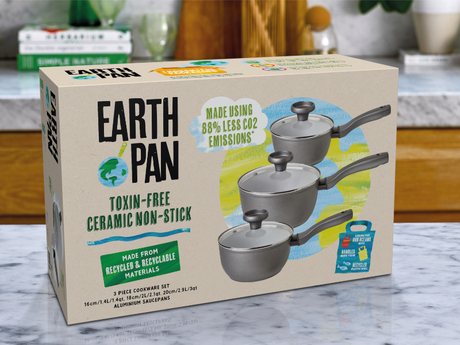 Free Sample Kraft Corruagted Box for Household Color Non-stick Soup Pot Frying Pan Milk Pot Stew Pot 13-piece Cookware Set